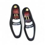 Stylish Men's Black & White Penny Loafers"