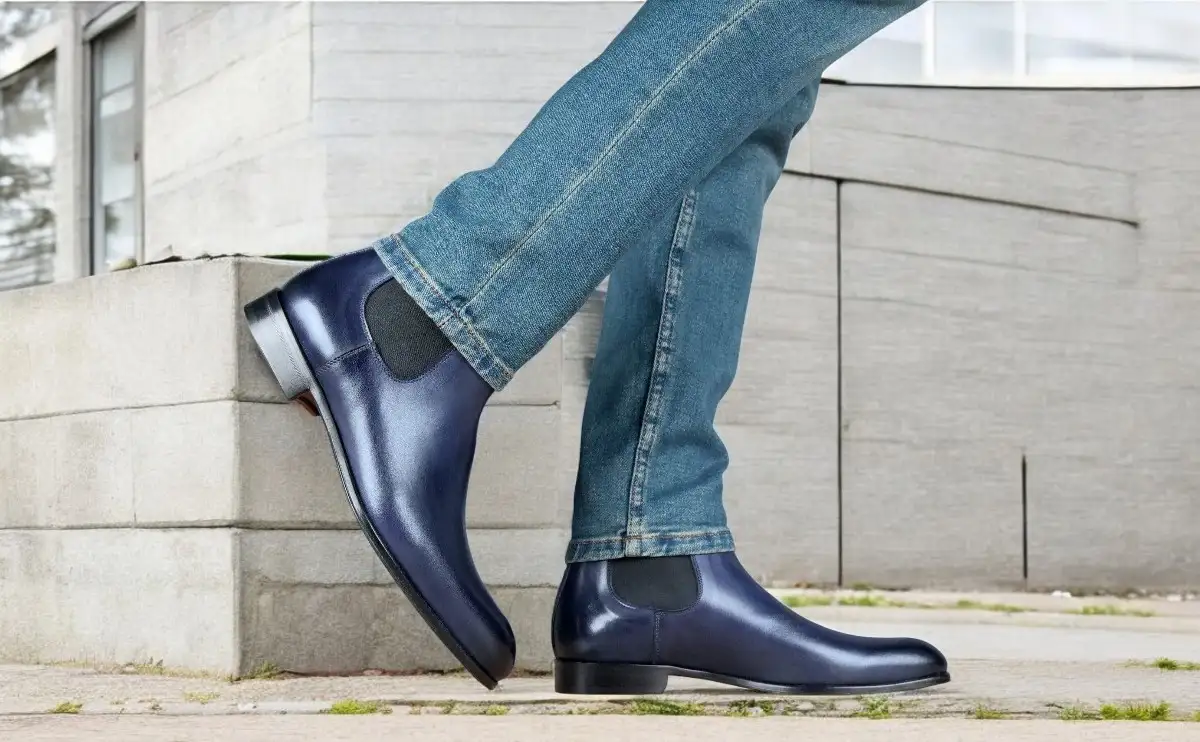 Chelsea Boots for Mens Purple