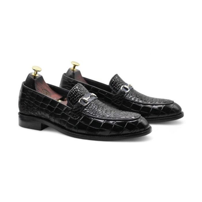 Premium Alligator Print Leather Shoes for Men