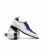 Formal Two-Tone Shoes – Close-Up of Stitching and Finish