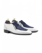 Men's Two-Tone Dress Shoes – Back View with Detailing