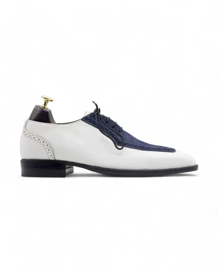 Men's Two-Tone Formal Shoes – Front View of Spectator Style Shoes